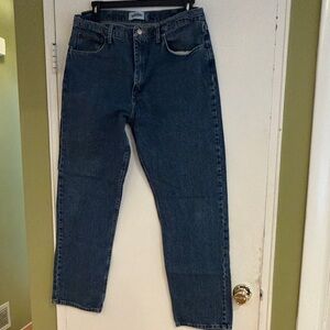 Wrangler Men's Dark Blue Relaxed Jeans